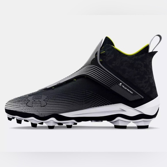 NEW Under Armour Men\'s Sz‎ 12 UA Highlight Hammer MC Football Cleats 3025085-001